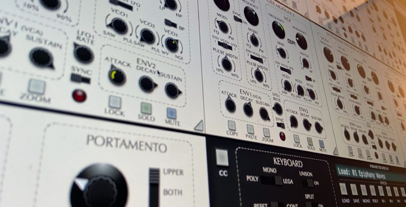 Oberheim OB-E® screen photo