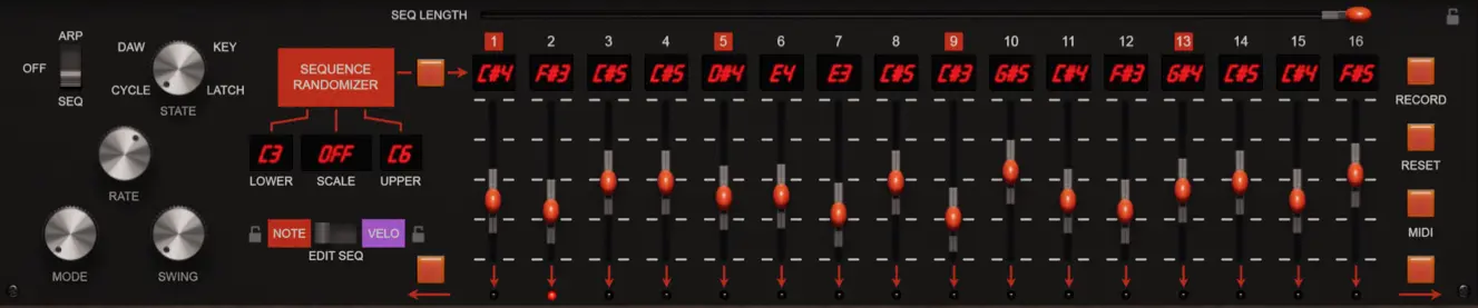 Axxess sequencer screenshot