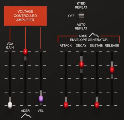 Axxess VCA and ADSR screenshot