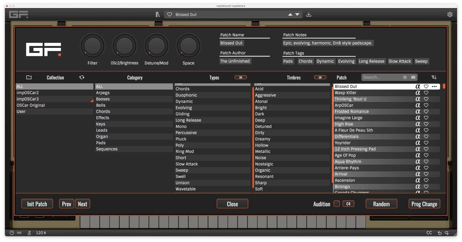 impOSCar3 Patch Browser