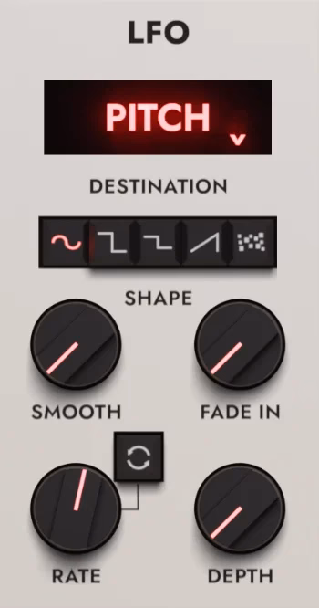 M-Tron Pro 4 LFO section screenshot