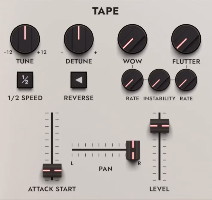 M-Tron Pro 4 tape section screenshot