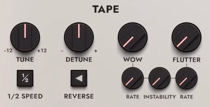 M-Tron Pro 4 tape section screenshot