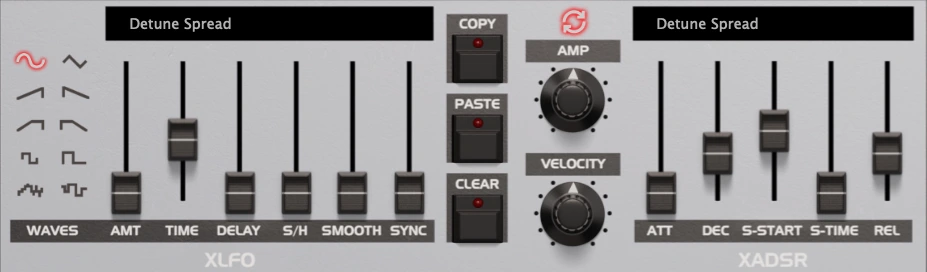 Oberheim OB-X X-Modifier section screenshot