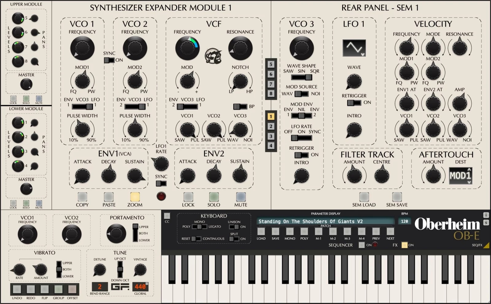 Oberheim OB-E product screenshot