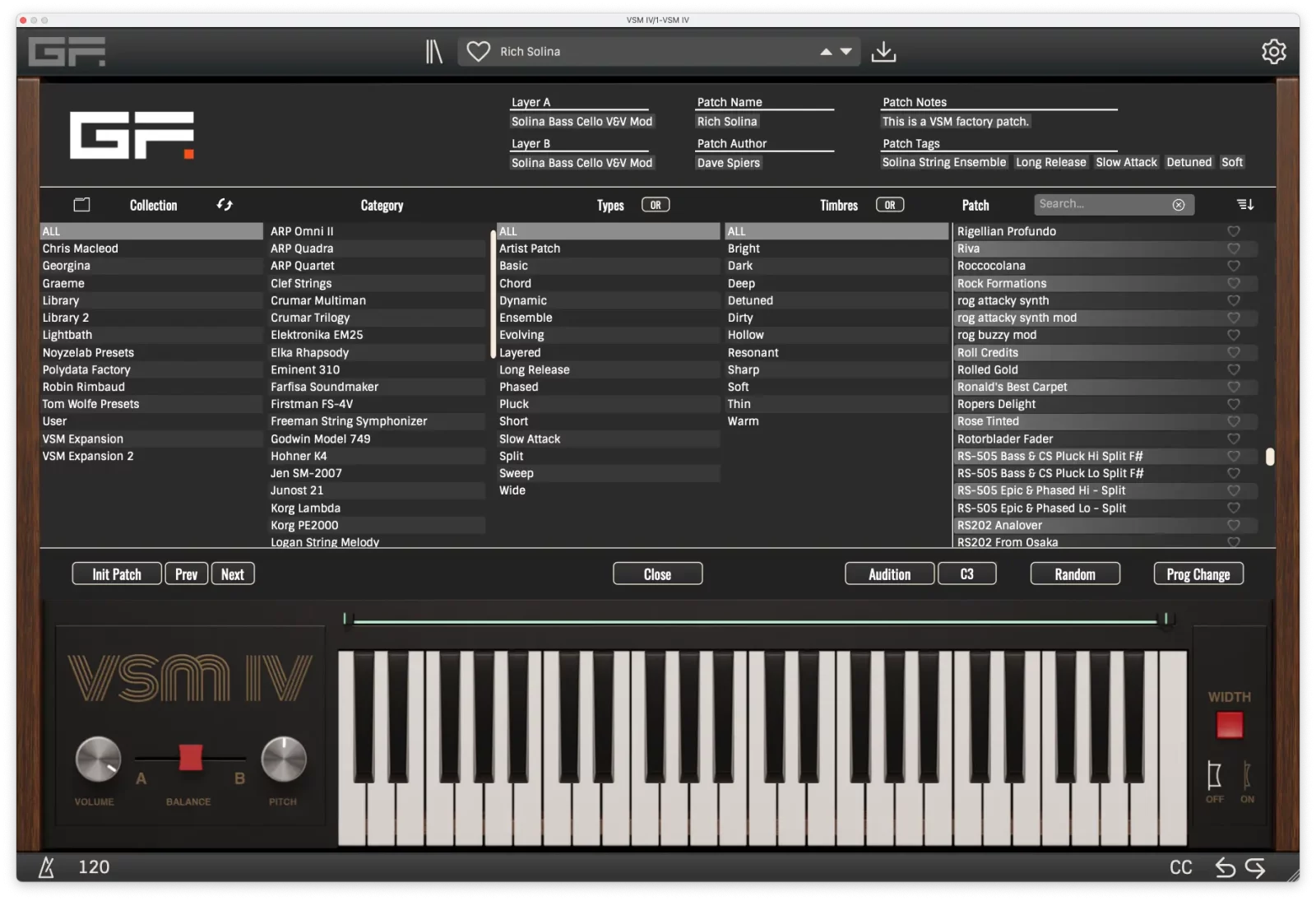 VSM 4 Browser screenshot