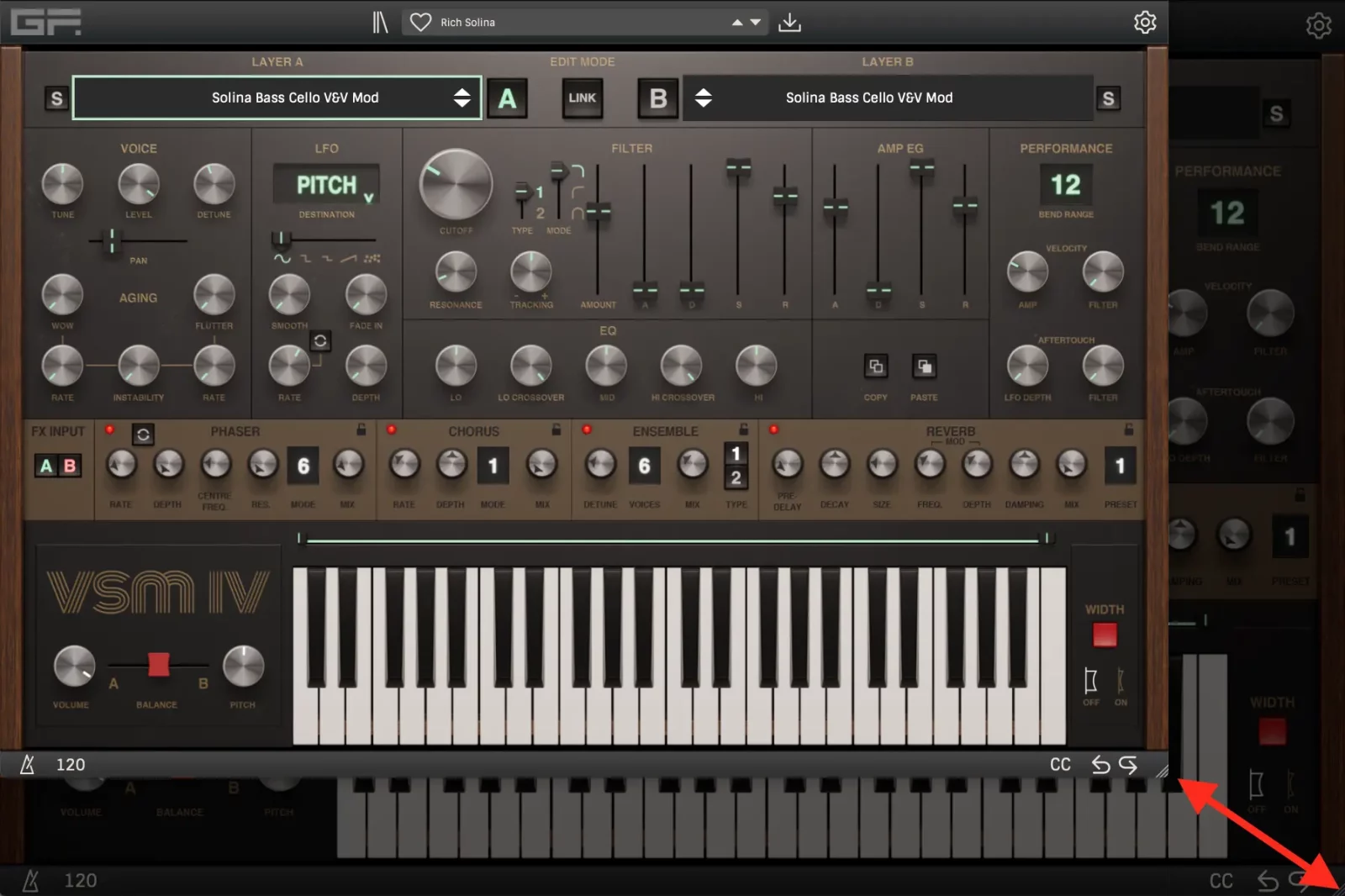 VSM 4 resize screenshot
