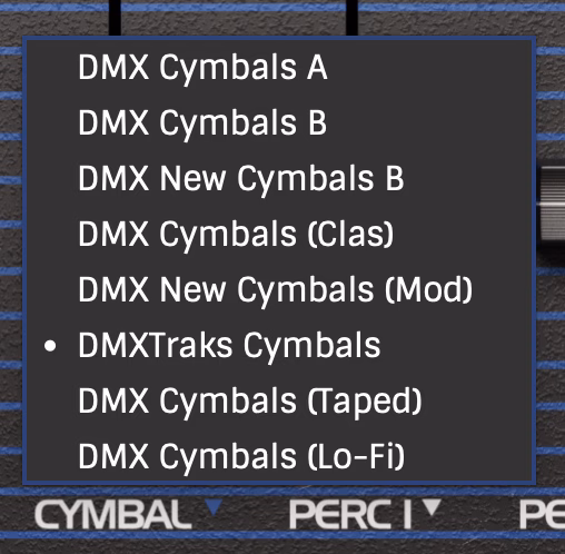 Oberheim DMX Cymbals