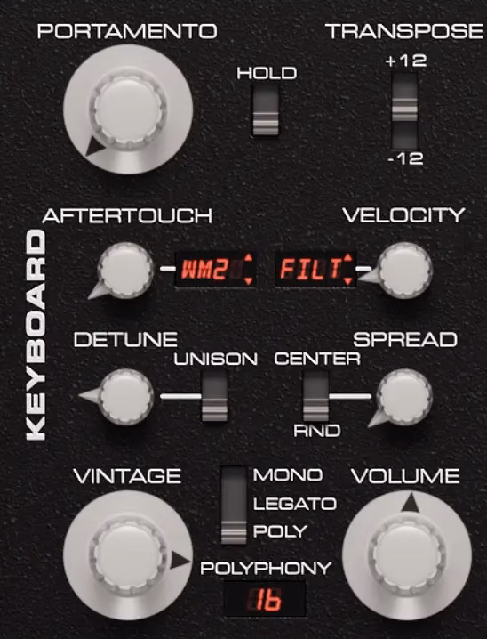 Oberheim OB-1 Keyboard screenshot