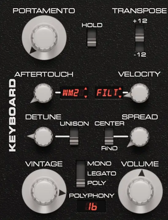Oberheim OB-1 Keyboard screenshot