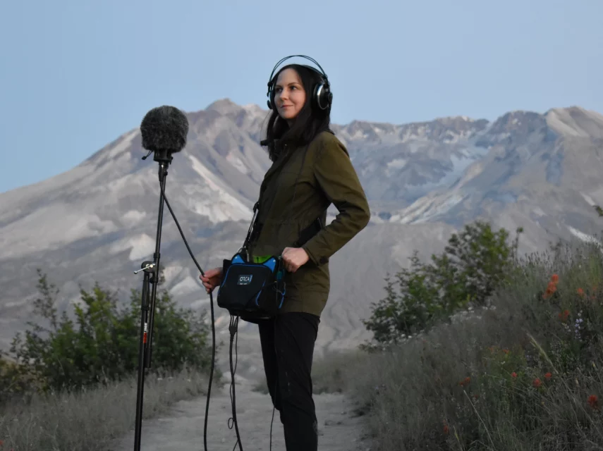 Patricia Wolf field recording photo