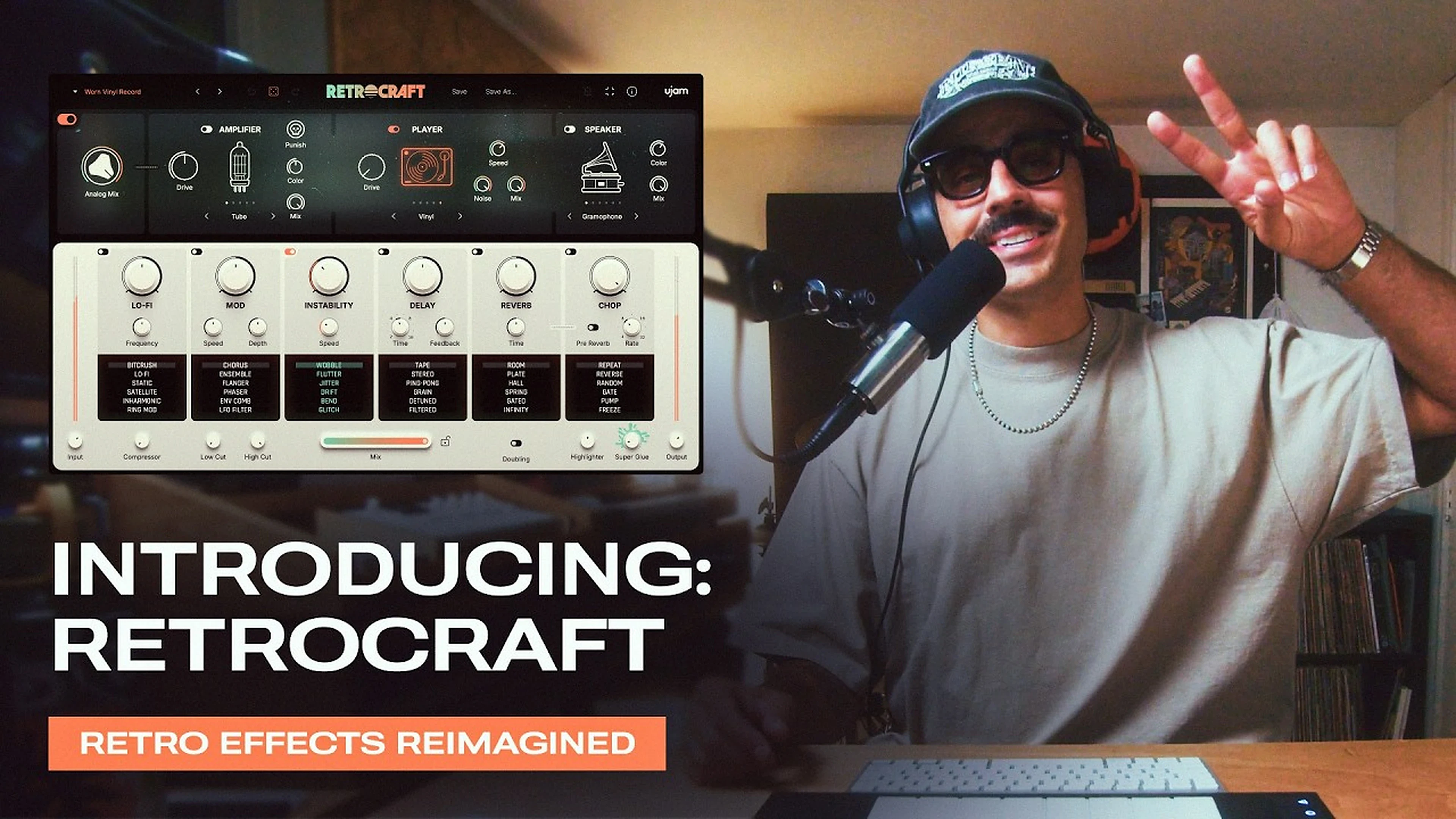 Hear Retrocraft in action.
